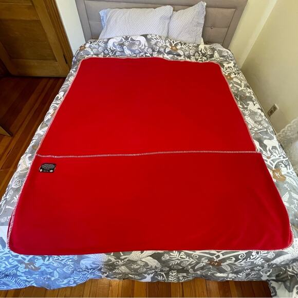 Disney Pixar throw blanket fleece THE Incredibles SDC red orange white - Picture 3 of 4